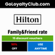 Hilton Friend and Family Rate 20 Nights Bundle(Expired on Dec 31)